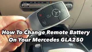 2022 Mercedes GLA250 Remote key fob battery replacement / how to open and change 