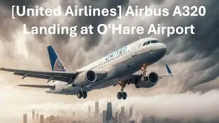 [United Airlines] Landing Chicago O'hare Airport Parallel Landing