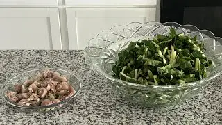 🇬🇾🇹🇹 Cooking Trinidad Dashen Spinach and pigtails.
