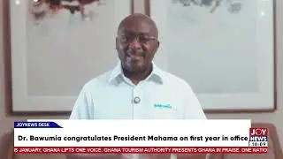 Dr. Bawumia congratulates President Mahama on his first year in office.