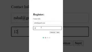 Registration Form using html, css, js #interviewprep #CodingProject#Python#programming #codingbat