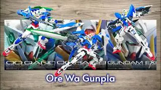 Celestial Being Compilation: RG 00 Qan[T] / 00 Raiser / Gundam Exia Review