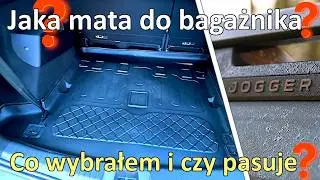 Podłoga, mata do bagażnika - Dacia Jogger - Przygotowania do wyjazdów