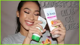 My Ride or Die Drugstore Products | Skincare & Makeup || ThatsSoYin