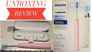Philips Sonicare Rechargeable Electric Toothbrush, White Protective Clean 4700 UNBOXING
