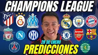 CHAMPIONS LEAGUE Pronosticos / Miercoles 28 de Enero
