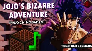 JOJO'S BIZARRE ADVENTURE OPENING 1 (Minecraft Note Block Cover)