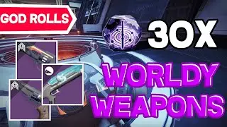 Opening 30 Worldly Weapons Umbral Engrams For God Roll Weapons!