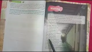 Waiting  Poem Class -7 New Oxford Modern English 