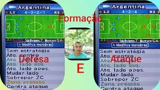 FORMAÇÃO DEFESA E ATAQUE (PS2) B⚽M PATCH E NO PES