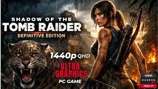 Lara Croft | Amazon Predator Encounters | Ultra Graphics 1440p | No Commentary | PC Gameplay