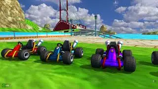 Seriously, there are more MARIO KART Tracks in Serious Sam 4 | Pan's 7Smoke Racing Mod | 4k60