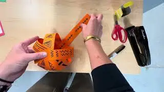 Kente Pumpkin brass fasteners