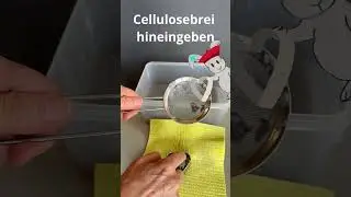 Bl&uuml;hendes Herz -Pflanzpapier aus alten Zeitungen music: uwe-eschner.de #ExperimenteF&uuml;rKinder
