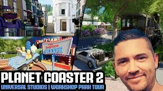 Planet Coaster 2 | UNIVERSAL STUDIOS | Workshop Park Tour