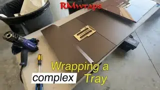 Transforming a Private Jet Tray with 3M Di-Noc Film | Expert Installation by Randy