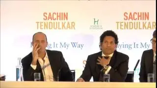 Sachin Tendulkar at 'Playing it My Way' launch at Lord's