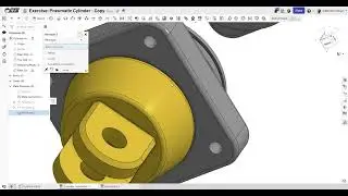 Пневматический цилиндр Onshape 2025