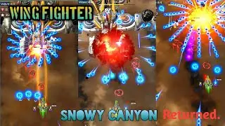 Wing fighter snowy canyon welcomes our inferno fighter jet
