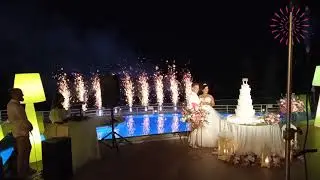 Pyrotechnic Fountains for Wedding - Breena Fireworks Eventi