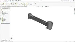 Solidwork Tutorial Radial Engine Connecting Rod #solidworks  #solidworktutorial