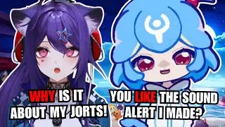Numi Reacts to Bao's Infomercial Sound Alert Making Fun of Her Jorts