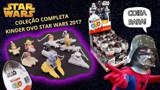 Coleção completa Kinder ovo Star Wars 2017! Veja essas miniaturas incríveis que marcaram história🤯