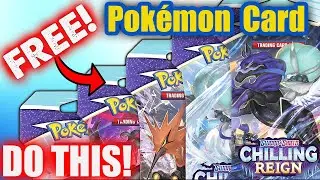 💰FREE Pok&eacute;mon cards!  DO THIS! - How to open POKEMON CARDS the CORRECT way #shorts