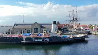 Wingfield castle and Royal Navy museum Hartlepool marina.