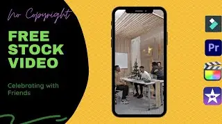 Celebrating with friends  - Vertical Free Stock Video for Reels - | Free Video , Free Stock Footage