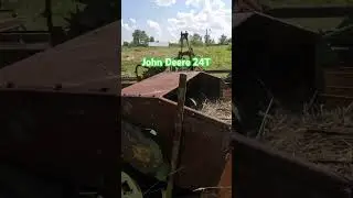24T square baler #smallfarm #farmequipment #farmstead