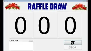 Simple raffle draw system using vb.net