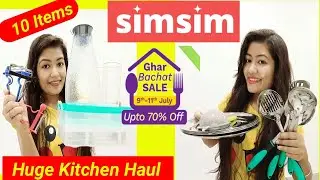 Huge Sim-Sim Kitchen Essential Haul | Ghar Bachat Sale | 10 Items || Krrish Sarkar