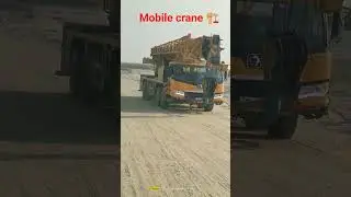 mobile crane 🏗️ fligeet XCMG 60 #viral #shorts #shortvideos