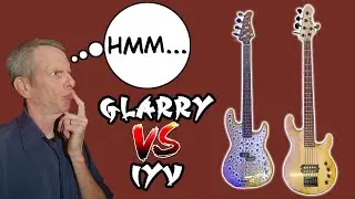 Budget Bass Shootout! Glarry Fretless P bass vs  IYV MM 305. 