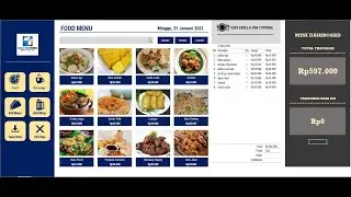 TUTORIAL APLIKASI CAFE | FOOD AND BEVERAGE | POS RESTORAN SEDERHANA