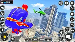Police Spider Rope Hero Crime City - Android GamePlay