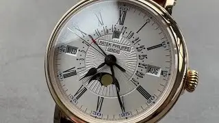Patek Philippe 5159J Perpetual Calendar Officer's Watch 5159J-001 - Hands-On Review & Features