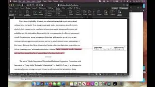 Week 10 - Peer Review Example Video: Literature Review (3/23/2021)