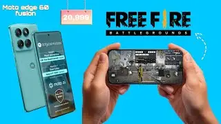 Moto Edge 60 Fusion Freefire Gaming Test 🔥🤯 | Heating & Battery Drain Test ⚡️
