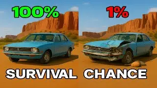 Realistic Survival Chance Real Car Crashes #25 | BeamNG.drive