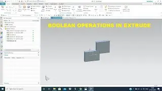 NX 12   BOOLEAN OPERATIONS