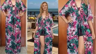 DIY - SAÍDA DE PRAIA LONGA QUE  VESTE (P, M, G)