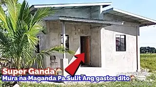 Mura na Maganda pa 3 Rooms Palitada Loob labas color roof steeltruss naka sliding window panalo ito