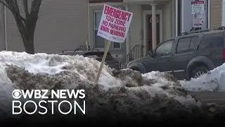 Boston residents frustrated by slow snow removal process