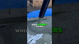 Concrete in the winter #concrete #construction #landscaping