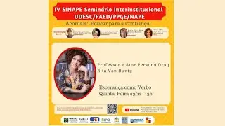 IV Seminário Interinstitucional SINAPE - UDESC/FAED/PPGE/NAPE - 2023