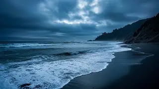 Night Ocean Waves 🌊 Deep Sleep Sounds to Calm Your Thoughts and Relax Your Body Fully
