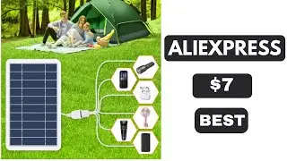 2W Solar Panel With USB Waterproof Outdoor Hiking And Camping Portable Battery Mobile Phone Charging