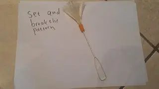 ASMR set and break the pattern with a brush and paper | turn your volume up 🌴🌳